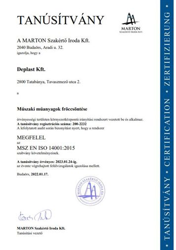 CERTIFICATES